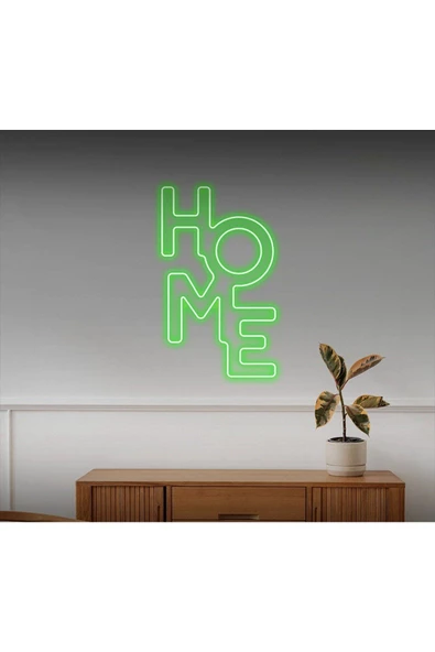 Twins Led Aydınlatma HOME Yazılı Neon Tabela ürün görseli