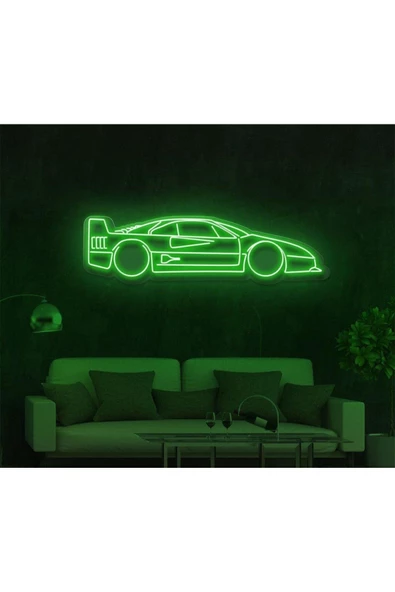 Twins Led Aydınlatma Rent A Carlara Özel Araba Figürlü Neon Tabela ürün görseli 1
