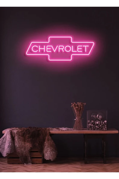 Twins Led Aydınlatma Rent A Carlara Özel CHEVROLET Yazılı Neon Tabela ürün görseli
