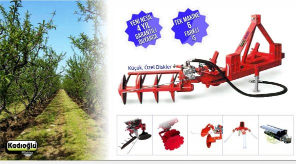 Kadıoğlu Eko Duyarga Taşıyıcı + Çapa Bıçağı + 4lü Diskaro - 2