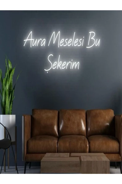 Twins Led Aydınlatma Aura Meselesi Bu Şekerim Yazılı Neon Tabela