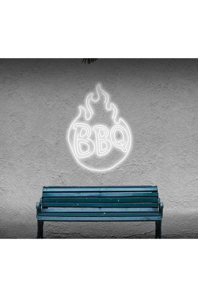 Twins Led Aydınlatma BBQ Yazılı ve Şekilli Neon Tabela