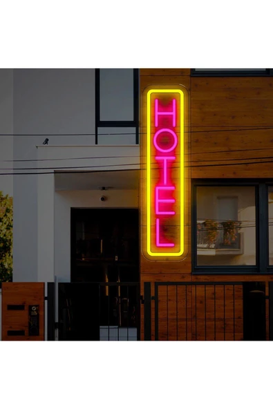 Twins Led Aydınlatma HOTEL Yazılı Neon Tabela ürün görseli 1
