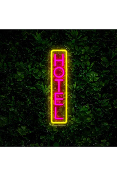 Twins Led Aydınlatma HOTEL Yazılı Neon Tabela - Resim 3