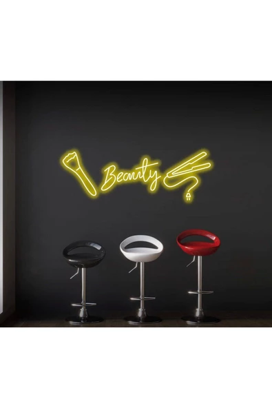Twins Led Aydınlatma Beauty Yazılı ve Şekilli Neon Tabela ürün görseli