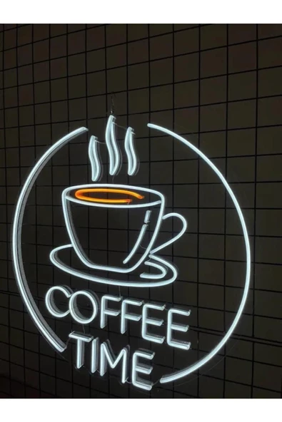 Twins Led Aydınlatma COFFEE TIME Yazılı Neon Tabela ürün görseli 1