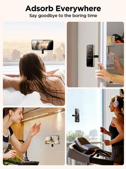 Joyroom Jr-ZS393 Magsafe Uyumlu Vantuzlu Telefon Tutucu - 6