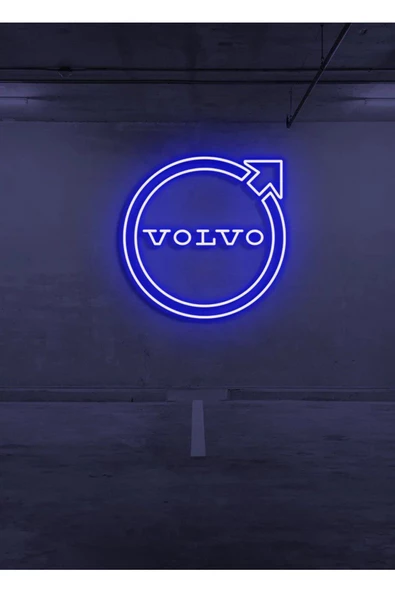 Twins Led Aydınlatma Rent A Carlara Özel VOLVO Logo Neon Tabela