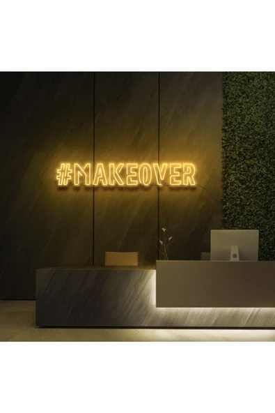 Twins Led Aydınlatma #MAKEOVER Yazılı Neon Tabela ürün görseli 1