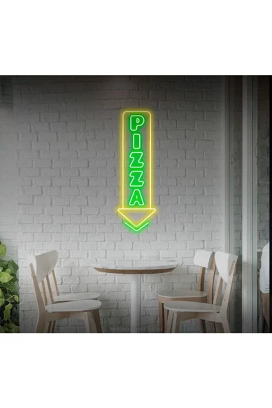 Twins Led Aydınlatma PİZZA Yazılı Neon Tabela