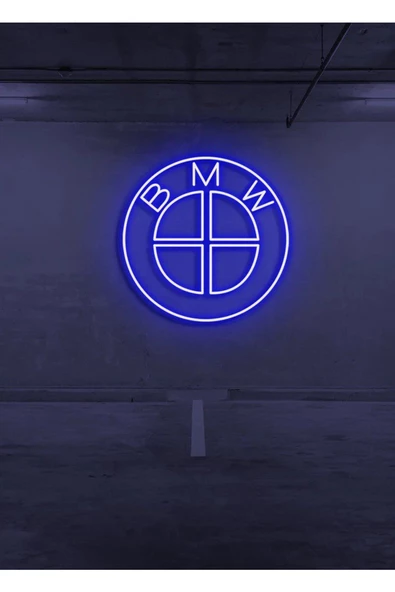 Twins Led Aydınlatma Rent A Carlara Özel BMW Logo Neon Tabela ürün görseli 1