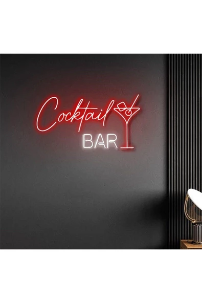 Twins Led Aydınlatma Cocktail BAR Yazılı ve Şekilli Neon Tabela ürün görseli 1