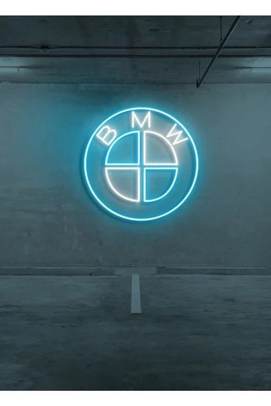 Twins Led Aydınlatma Rent A Carlara Özel BMW Logo Neon Tabela ürün görseli 1