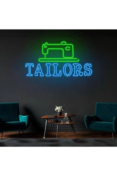 Twins Led Aydınlatma Terzilere Özel TAILORS Yazılı Neon Tabela ürün görseli 1