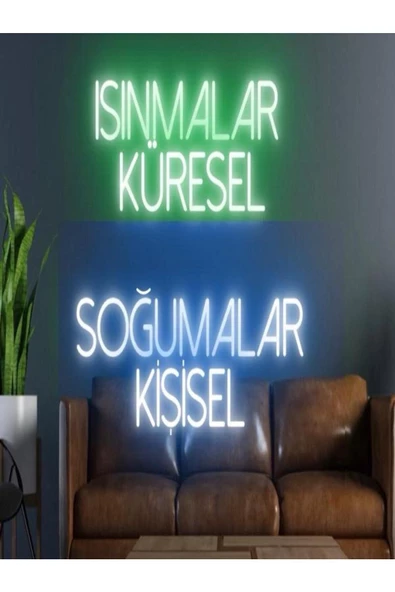 Twins Led Aydınlatma ISINMALAR KÜRESEL SOĞUMALAR KİŞİSEL Yazılı Neon Tabela