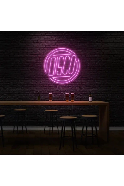 Twins Led Aydınlatma DISCO Yazılı Neon Tabela ürün görseli 1