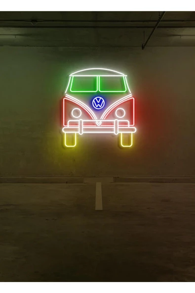 Twins Led Aydınlatma Minibüs Figürlü Neon Tabela ürün görseli 1