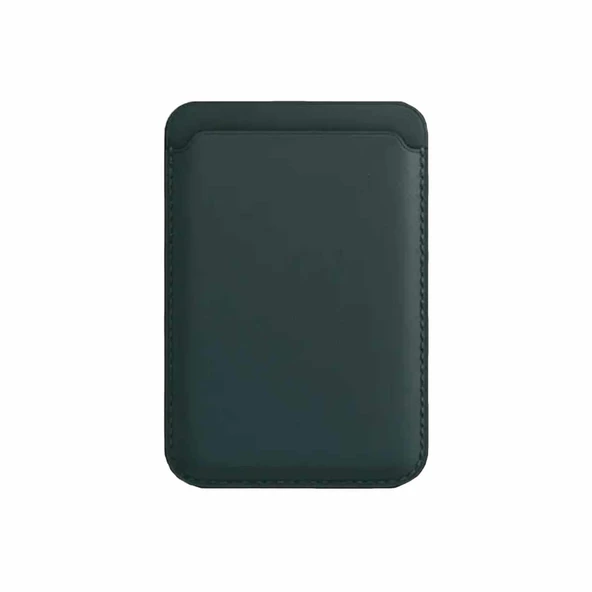 E2M MAGSAFE DERİ CÜZDAN YEŞİL ürün görseli