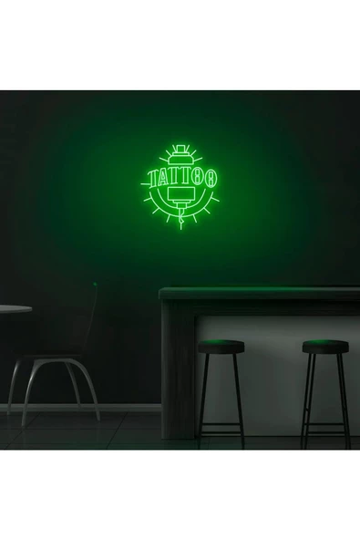 Twins Led Aydınlatma TATTOO Yazılı ve Şekilli Neon Tabela ürün görseli