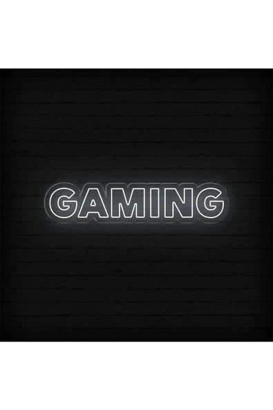 Twins Led Aydınlatma GAMING Yazılı Neon Tabela