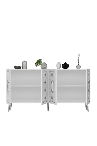 DemonteHome DOMEDH (KB150) KONSOL BEYAZ GÜMÜŞ - 5