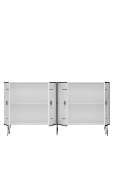 DemonteHome ARNODH (KB150) KONSOL BEYAZ GÜMÜŞ - 7