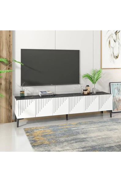 DemonteHome ARTEMİSDH TV SEHPASI BEYAZ ROYALMERMER