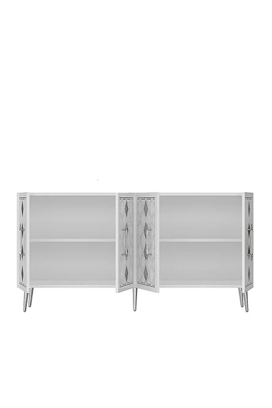DemonteHome DOMEDH (KB150) KONSOL BEYAZ GÜMÜŞ - 7