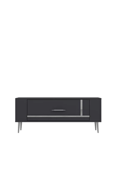 DemonteHome Retrop1dh Tv Sehpasi Antrasi?t Gümüş - 3