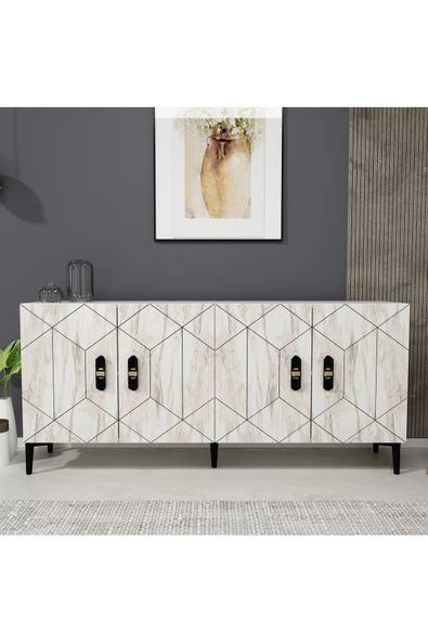 DemonteHome CROSSDH (KB150) KONSOL BEYAZ EFESMERMER