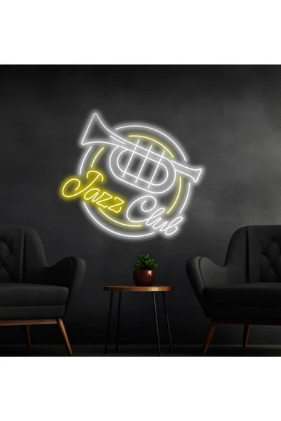 Twins Led Aydınlatma Jazz Club Yazılı ve Şekilli Neon Tabela ürün görseli