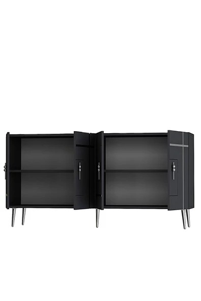DemonteHome LİNEDH (KB150) KONSOL ANTRASİT GÜMÜŞ - 7