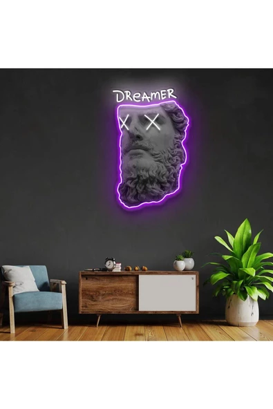 Twins Led Aydınlatma DREAMER Yazılı ve Baskılı Neon Tabela