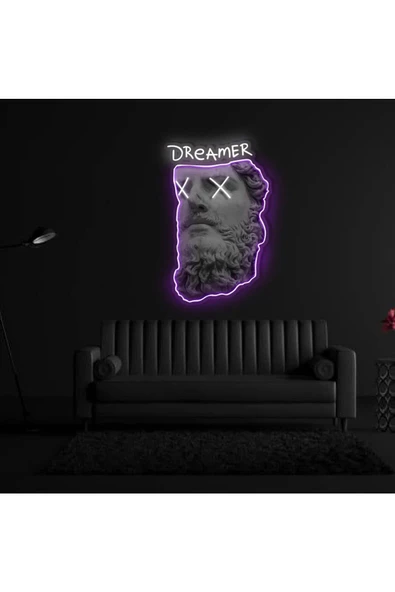 Twins Led Aydınlatma DREAMER Yazılı ve Baskılı Neon Tabela - Resim 2