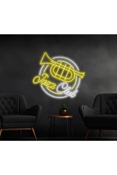 Twins Led Aydınlatma Jazz Club Yazılı ve Şekilli Neon Tabela ürün görseli