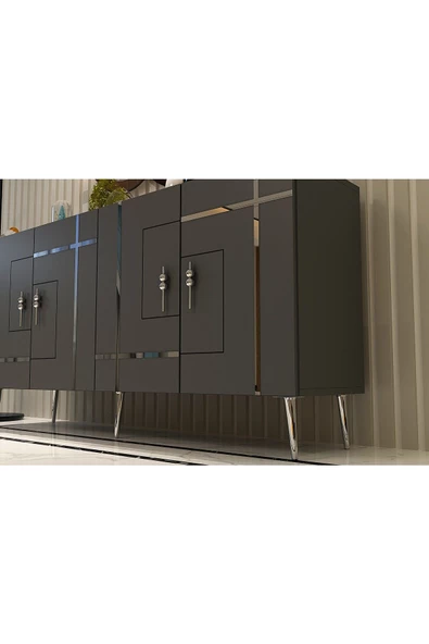 DemonteHome LİNEDH (KB150) KONSOL ANTRASİT GÜMÜŞ - 3