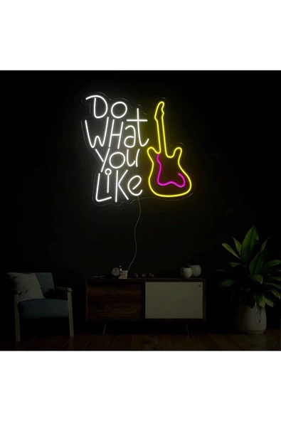 Twins Led Aydınlatma Do What You Like Yazılı ve Şekilli Neon Tabela ürün görseli