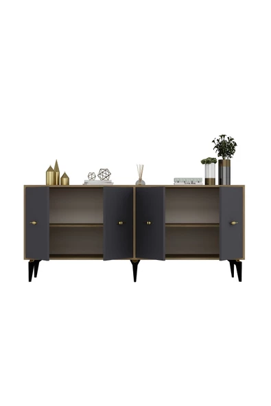 DemonteHome SİNTADH (KX180) KONSOL SAFİRMEŞE ANTRASİT - 5