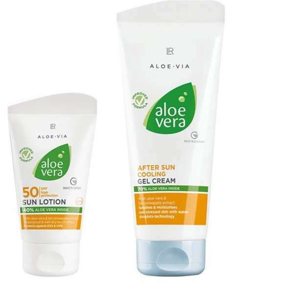 LR Aloe Vera 50 Faktör Güneş Losyonu & Güneş Sonrası Jel