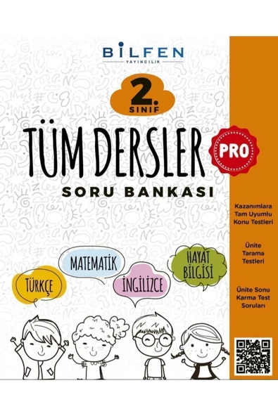 BİLFEN YAYINCILIK 2.SINIF PRO TÜM DERSLER SORU BANKASI