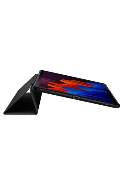 Spigen Samsung Galaxy Tab S7 Plus Kılıf Rugged Armor Pro Black - Acs01607 - 5