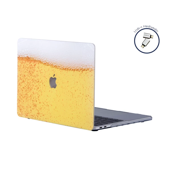 Macbook Pro Kılıf 13 inç M1-M2, Fizzy (Type-c'li Model)A2338 A2289 A2251 A1706-08 A1989 A2159 ile Uyumlu - 4