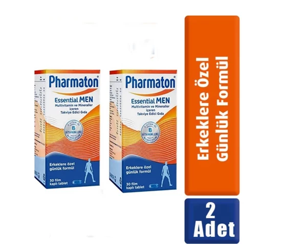 Pharmaton Essential Men 30 Kapsül - 2 Adet