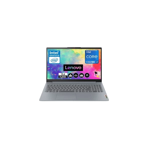 Ideapad Slim 3 Intel Core I7-13620H 16GB 512GB SSD Windows 11 Pro 15.6" Taşınabilir Bilgisayar 83EM00DQTR  Snertech ürün görseli