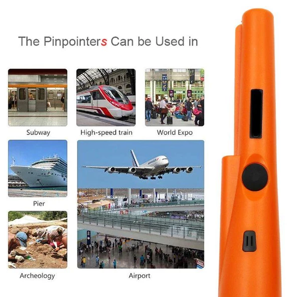 GP Pointer Altın Metal Dedektörü Pinpointer PİL + Taşıma Çantası Hediye - 4