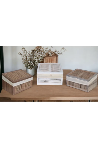 woodluck Ahşap Ekmeklik Yıkanabilir Bezli - 2