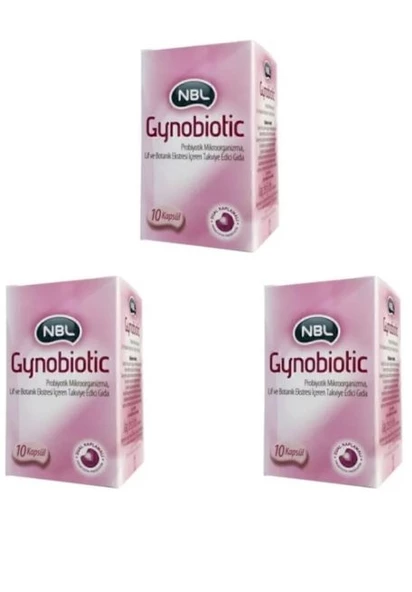 NBL Gynobiotic 10 Kapsül 3 Adet