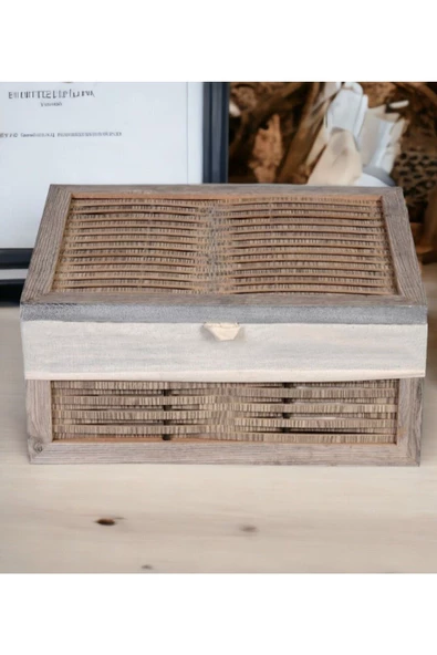 woodluck Ahşap Ekmeklik Yıkanabilir Bezli - 3