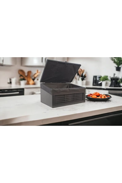 woodluck Ahşap Ekmeklik Yıkanabilir Bezli - 5