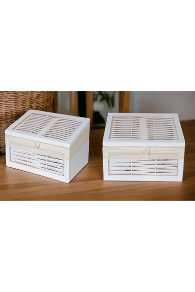 woodluck Ahşap Ekmeklik Yıkanabilir Bezli